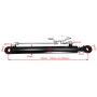 Siłownik CJ2F 63x36 500 z zaworem regulowanym 3/8''